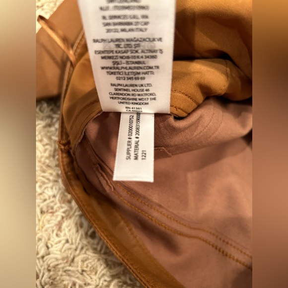 Lauren Ralph Lauren - Women’s Lamb Skin Pants - Size 8 - Picture 6 of 8